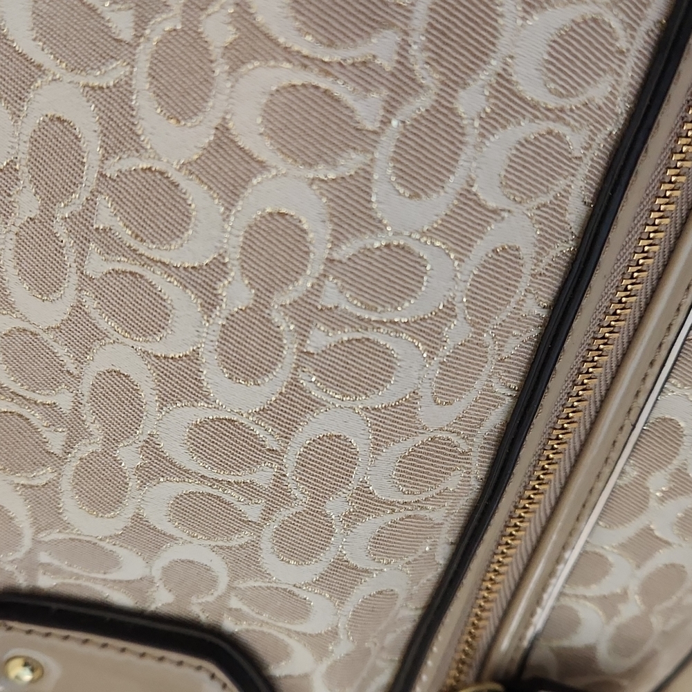 NWT Coach Pop Signature East West Satchel Bag 🤎👜💜 - Picture 15 of 16